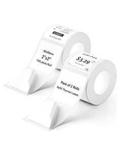 Cinta de Etiqueta NIIMBOT 50x50mm 2 Rollos Impermeable