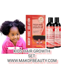 Champú y Acondicionador para Crecimiento Cabello Niños Makof 570g 2