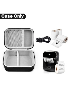 Funda Organizador para Etiquetadora Phomemo M110 Negra 2