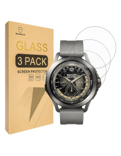 Protector de Pantalla Mr.Shield para Xiaomi Watch S4 Sport - 3 PCS Vidrio Templado 9H