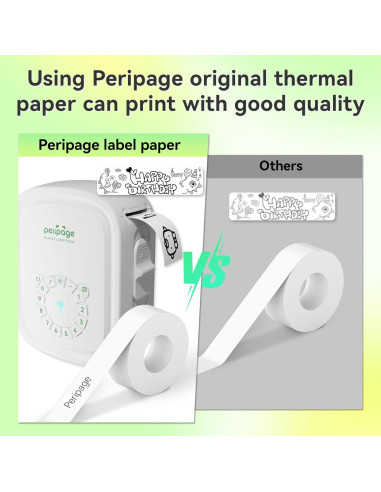 Impresora de Etiquetas Portátil PeriPage P10Pro Bluetooth USB