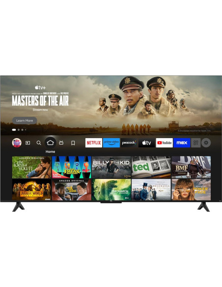 TCL Televisor QLED 4K 165 cm Fire TV Dolby Atmos 65Q651F