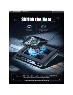 Base de Enfriamiento Llano V10-SE para Laptop 13-17.3" 2