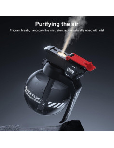 Humidificador AINAC Granada 500ml USB Silencioso Negro 2