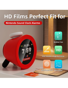 Películas Protectores HD EAZUSE para Reloj Nintendo Alarmo 2