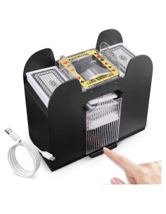Barajador de Cartas Automático Lineba 6 Barajas USB/Batería