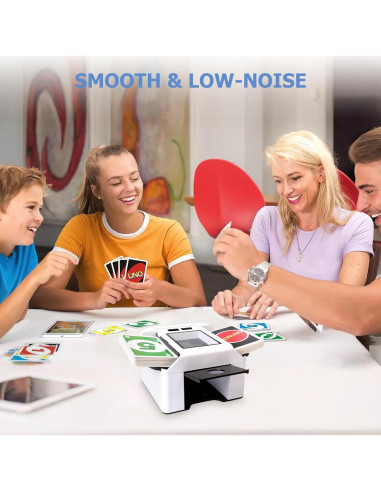 Barajador Automático de Cartas Adehoei Blanco 2000mAh