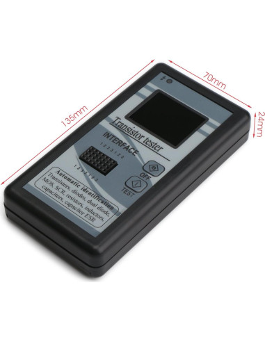 Medidor LCR DROK 300427 Transistores Diodos Capacitores