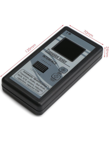 Medidor LCR DROK 300427 Transistores Diodos Capacitores