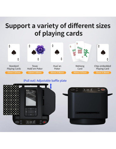 Máquina Barajadora y Repartidora Mourumg MAX-5 2 en 1