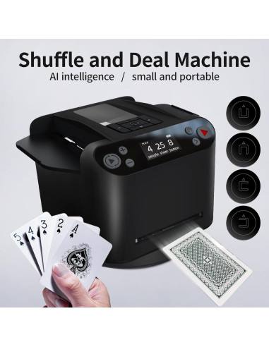 Máquina Barajadora y Repartidora Mourumg MAX-5 2 en 1