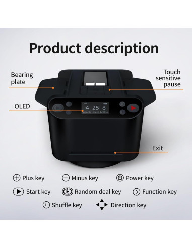 Máquina Barajadora y Repartidora Mourumg MAX-5 2 en 1