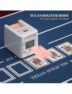 Máquina Automática de Reparto de Cartas 4 Barajas WQV 2