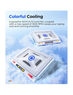 Pad de Enfriamiento Llano V10 para Laptop 13-17.3" Turbo 2