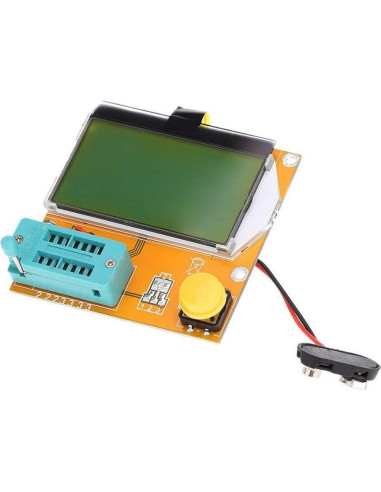 Probador LCR HiLetgo LCR-T4 Digital 9V Pantalla LCD Verde