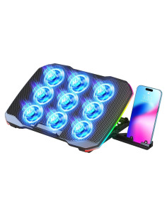 Base de Enfriamiento para Laptop AIMIUZI F9-7 9 Ventiladores