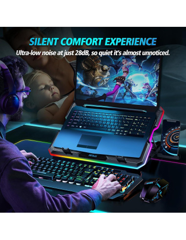 Base de Enfriamiento para Laptop AIMIUZI F15 15 Ventiladores