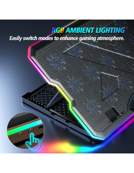 Base de Enfriamiento para Laptop AIMIUZI F15 15 Ventiladores