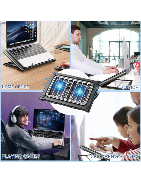 Base de Enfriamiento para Laptop LIENS 12-15.6 Pulgadas 2 Ventiladores