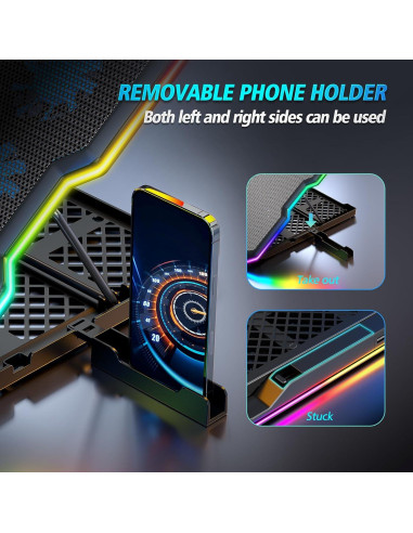 Base de Enfriamiento para Laptop AIMIUZI F15 15 Ventiladores