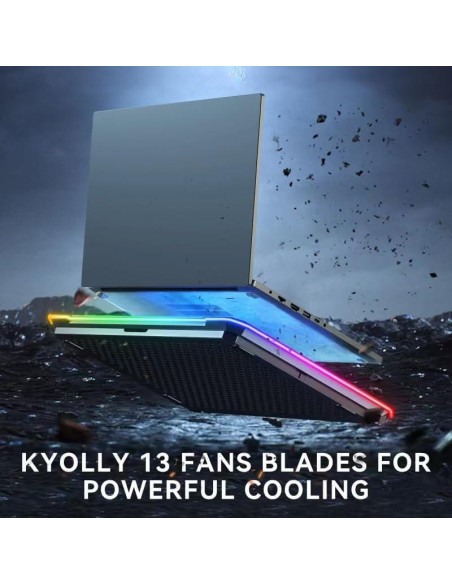 Pad de Enfriamiento para Laptop KYOLLY 13 Ventiladores 1.59kg