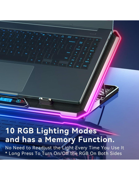 Pad de Enfriamiento para Laptop KYOLLY 13 Ventiladores 1.59kg