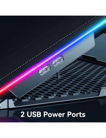 Pad de Enfriamiento para Laptop KYOLLY 13 Ventiladores 1.59kg