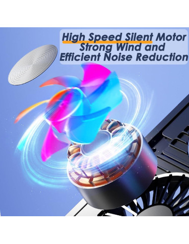 Base de Enfriamiento para Laptop BrilliantRay 11-17.3" 4 Ventiladores