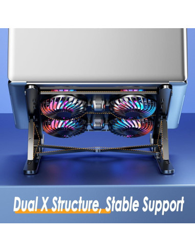 Base de Enfriamiento para Laptop BrilliantRay 11-17.3" 4 Ventiladores