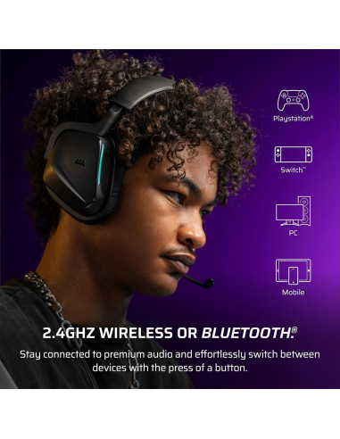 Auriculares Gaming Inalámbricos Corsair VOID V2 - 70 Hr Batería