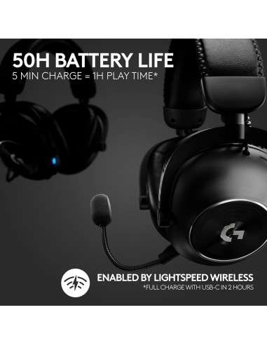 Auriculares Inalámbricos Logitech G PRO X 2 - Negro