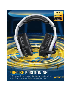 Auriculares Gaming Inalámbricos Tatybo WT5 30H 2.4GHz Bluetooth 2