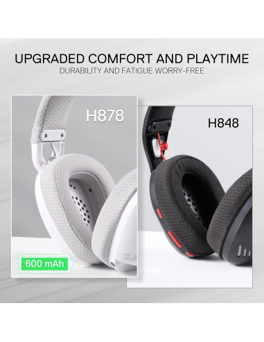 Auriculares Gaming Inalámbricos Redragon H878 7.1 RGB