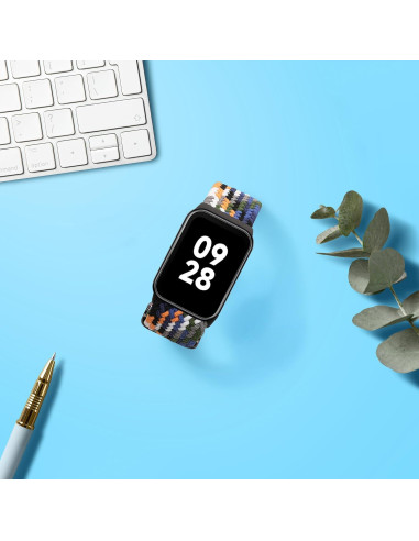Correa de Nylon kwmobile para Xiaomi Mi Band 8 Pro Ajustable