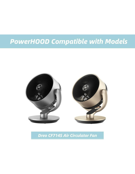 Adaptador 24V AC/DC PowerHOOD para Ventiladores Dreo 16"