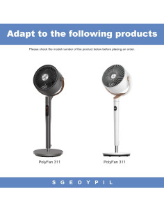 Adaptador Cargador Dreo PolyFan 311 DR-HPF001 24V 1A 2M 2