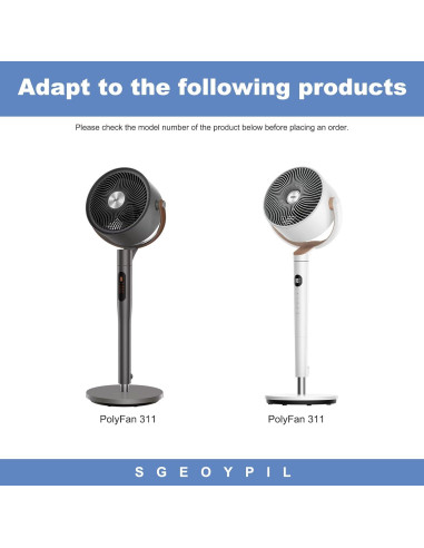 Adaptador Cargador Dreo PolyFan 311 DR-HPF001 24V 1A 2M