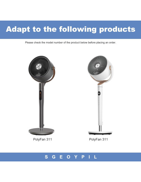 Adaptador Cargador Dreo PolyFan 311 DR-HPF001 24V 1A 2M