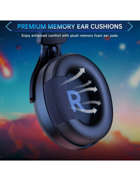 Auriculares Gaming Inalámbricos Gtheos Capitán 800 45H+ RGB