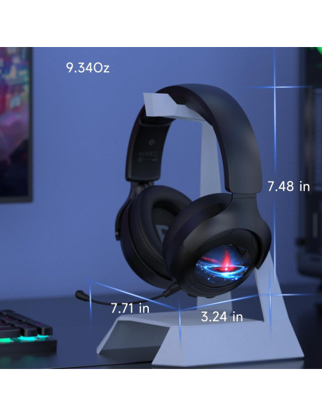 Auriculares Gaming Inalámbricos Gtheos Capitán 800 45H+ RGB