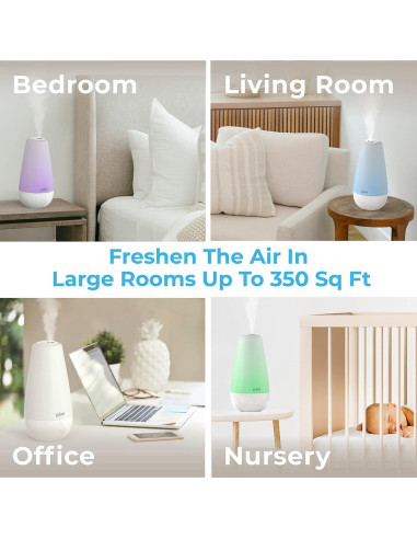 Humidificador ultrasónico 3 en 1 Pure Enrichment 2L