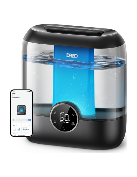 Humidificador Dreo HM524S 6L Ultrasónico Negro para Dormitorio