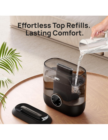 Humidificador Dreo HM524S 6L Ultrasónico Negro para Dormitorio