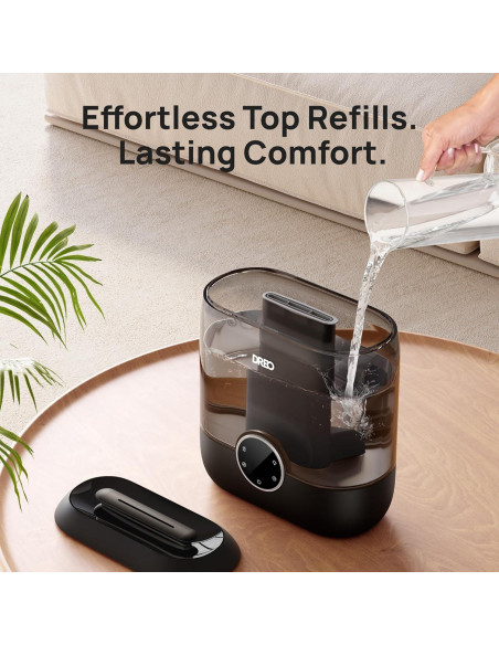 Humidificador Dreo HM524S 6L Ultrasónico Negro para Dormitorio