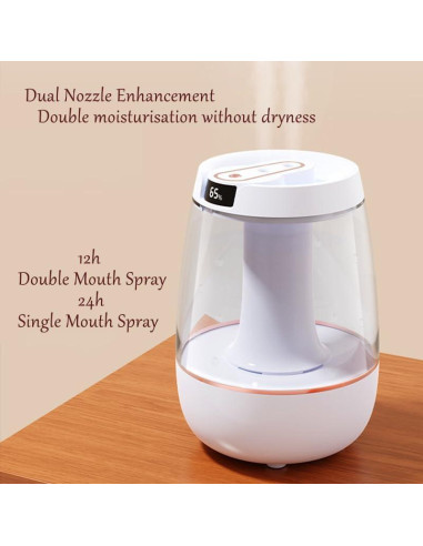 Humidificador Foxing 3L Ultra Silencioso con Luz Nocturna