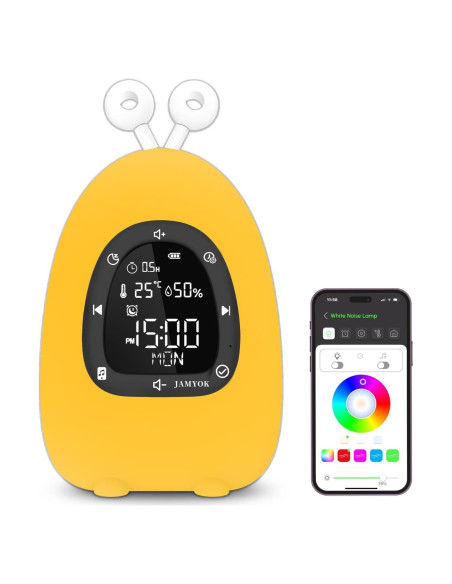 Despertador Luz Amanecer JAMYOK DE-N02 con Sonido Blanco