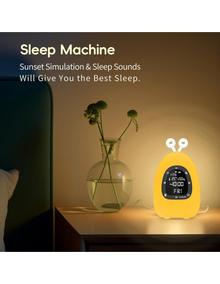 Despertador Luz Amanecer JAMYOK DE-N02 con Sonido Blanco