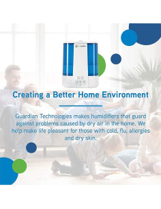 Humidificador ultrasonico PureGuardian H5225WCA 2 galones 100h 2