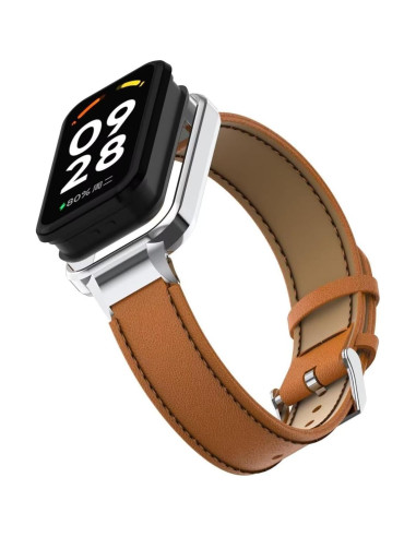 Correa de Cuero para Xiaomi Redmi Band 2 y Smart Band 8