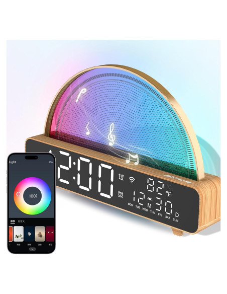 Despertador de Amanecer ANYPLUS con Sonido Blanco y Luz LED